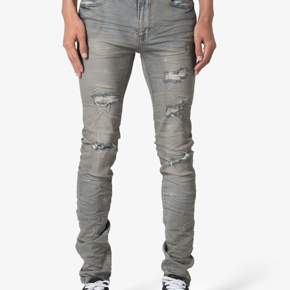mnml X607 Painted Skinny Denim - Blue Size 34Blue / 34 - Picture 1 of 3